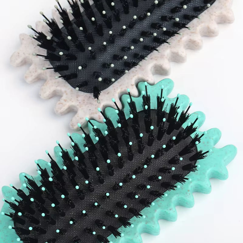 Wheat Straw Bouncing Comb Multifunctional Curly Massage Airbag Comb